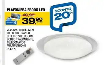 Bricofer Plafoniera frodo led offerta