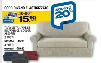 Bricofer copridivano elasticizzato