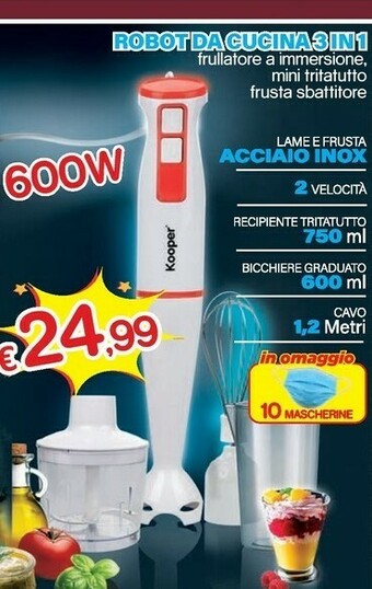 Satur Robot da cucina 3 in 1 offerta