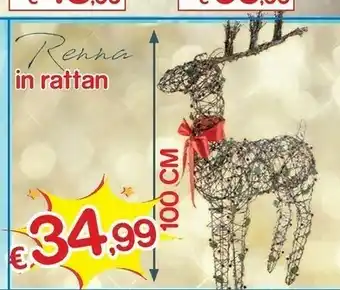 Renna in rattan