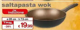 Satur Ok induzione saltapasta wok offerta