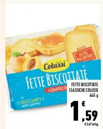Conad City Fette biscottate classiche 645 g(ml) offerta