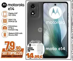 Expert motorola e14 offerta