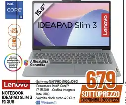 Expert Lenovo NOTEBOOK IDEAPAD SLIM 3 offerta