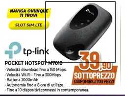 Expert tp-link POCKET HOTSPOT M7010 offerta