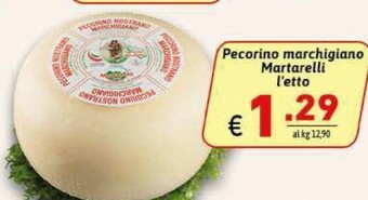 Ipercarni Pecorino offerta