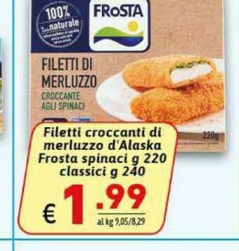 Ipercarni Filetti di merluzzo offerta