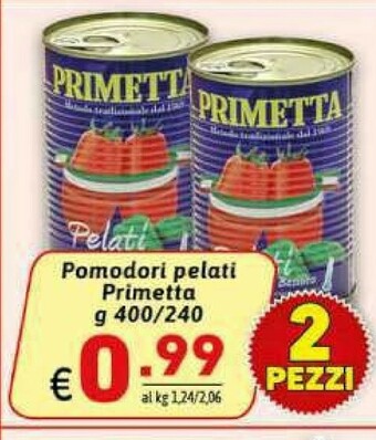 Ipercarni Pomodori pelati offerta