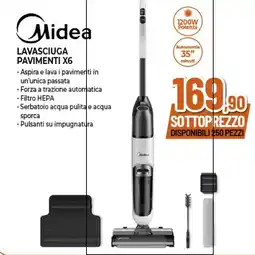 Expert Midea LAVASCIUGA PAVIMENTI X6 offerta