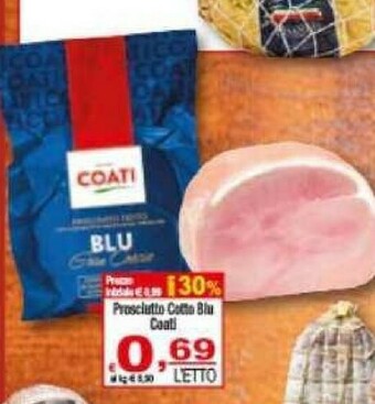 CTS Supermercati Prosciutto cotto offerta