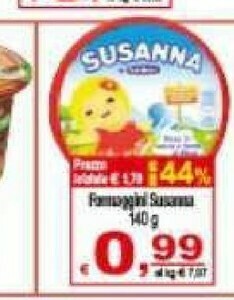 CTS Supermercati Formaggini offerta