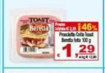 CTS Supermercati Prosciutto cotto offerta