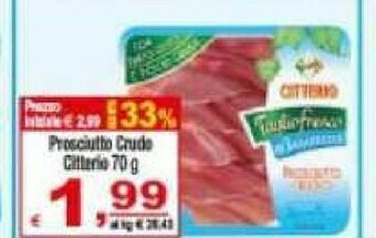 CTS Supermercati Prosciutto crudo offerta
