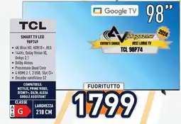 Unieuro TCL SMART TV LED 98P749 offerta