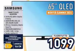 Unieuro SAMSUNG SMART TV QLED QE65Q70DA offerta
