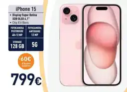 Unieuro iPhone 15 offerta