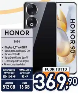 Unieuro HONOR 90 5G offerta