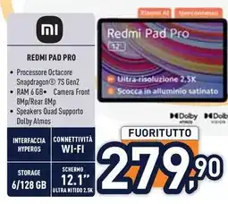 Unieuro REDMI PAD PRO offerta