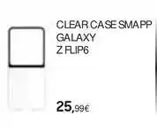 Unieuro CLEAR CASE SMAPP GALAXY Z FLIP6 offerta