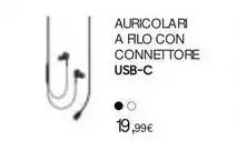 Unieuro AURICOLARI A FILO CON CONNETTORE USB-C offerta