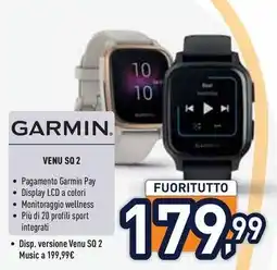 Unieuro GARMIN VENU SQ 2 offerta