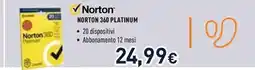 Unieuro NORTON 360 PLATINUM offerta