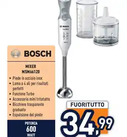 Unieuro BOSCH MIXER MSM66120 offerta