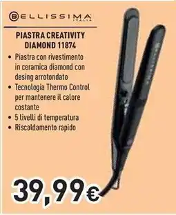 Unieuro BELLISSIMA PIASTRA CREATIVITY DIAMOND 11874 offerta
