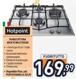 Unieuro Hotpoint PIANO COTTURA 60CM PCN642TIXHAR offerta
