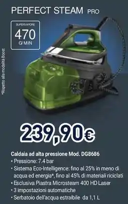 Unieuro PERFECT STEAM PRO offerta