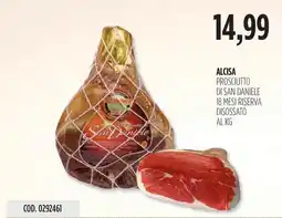 Carico Cash & Carry ALCISA PROSCIUTTO DI SAN DANIELE 18 MESI RISERVA DISOSSATO offerta
