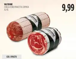 Carico Cash & Carry VALTIDONE CONCA D'ORO PANCETTA COPPATA offerta