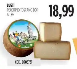 Carico Cash & Carry BUSTI PECORINO TOSCANO DOP offerta