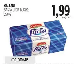 Carico Cash & Carry GALBANI SANTA LUCIA BURRO offerta