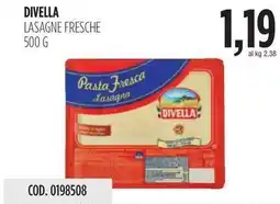 Carico Cash & Carry DIVELLA LASAGNE FRESCHE offerta