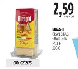 Carico Cash & Carry BIRAGHI GRAN BIRAGHI GRATTUGIA FACILE offerta