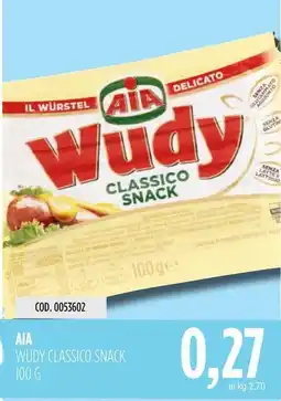 Carico Cash & Carry AIA WUDY CLASSICO SNACK offerta