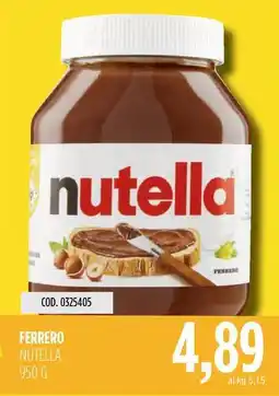Carico Cash & Carry FERRERO NUTELLA offerta