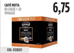 Carico Cash & Carry CAFFÈ MOTTA 80 CIALDE +20 OMAGGIO offerta