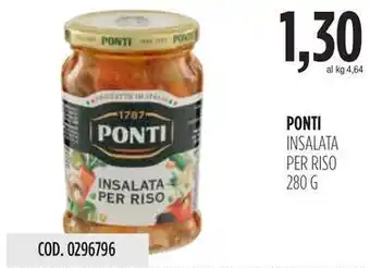Carico Cash & Carry PONTI INSALATA PER RISO offerta