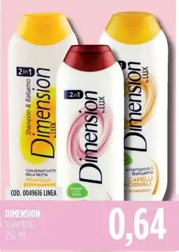 Carico Cash & Carry DIMENSION SHAMPOO offerta