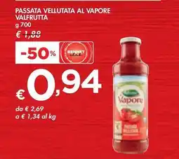 Bennet PASSATA VELLUTATA AL VAPORE VALFRUTTA offerta
