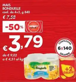 Bennet MAIS BONDUELLE offerta