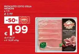 Bennet PROSCIUTTO COTTO STELLA NEGRONI offerta