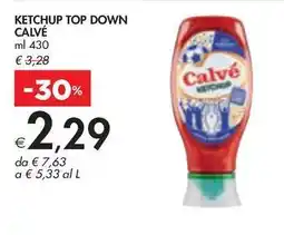 Bennet KETCHUP TOP DOWN CALVE offerta