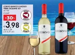 CORVO BIANCO O ROSSO TERRE SICILIANE IGT