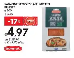 Bennet SALMONE SCOZZESE AFFUMICATO BENNET offerta