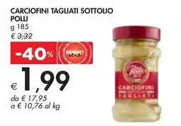 Bennet CARCIOFINI TAGLIATI SOTTOLIO POLLI offerta