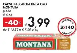 Bennet CARNE IN SCATOLA LINEA ORO MONTANA offerta
