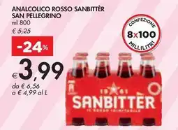 Bennet ANALCOLICO ROSSO SANBITTER SAN PELLEGRINO offerta